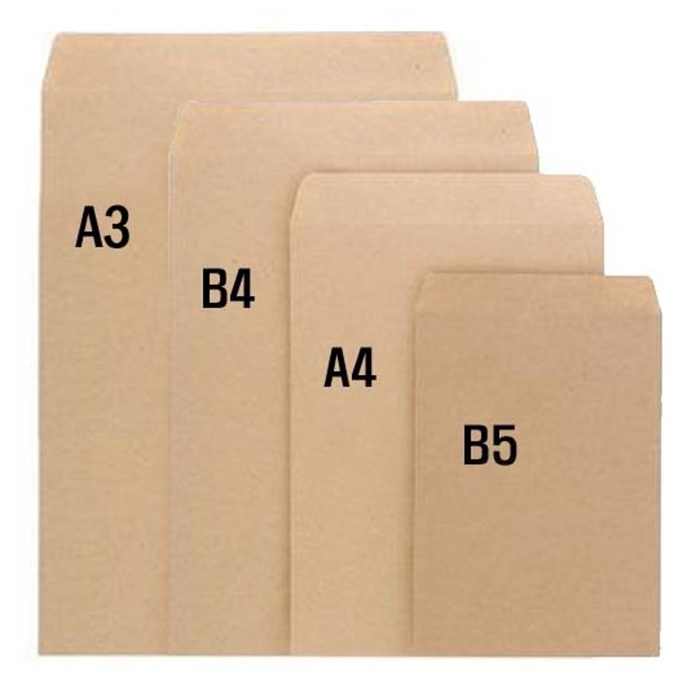 각대봉투 서류봉투 B5, A4, B4, A3