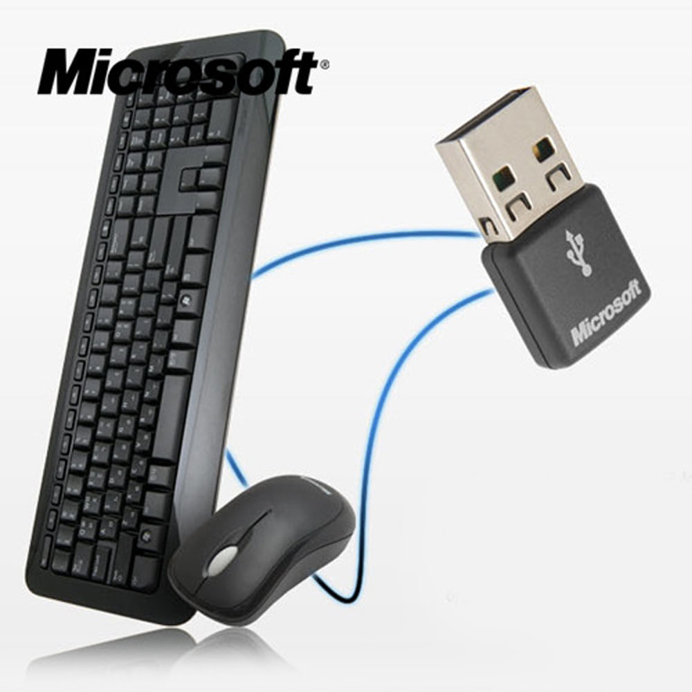 [마이크로소프트] Wireless Desktop 850 블랙 무선 키보드 마우스 세트 (USB) [MS코리아 정품]