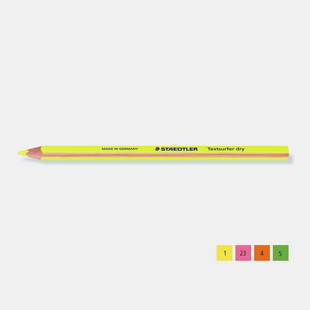 스테들러 잉크젯용 형광색 연필 Textsurfer® dry 128 64