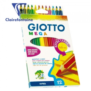 [클레르퐁텐] Giotto [지오토] MEGA 색연필 (12색)