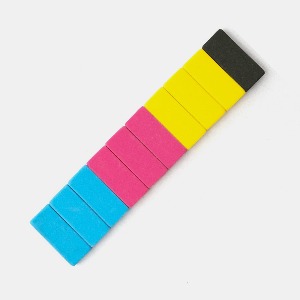 팔로미노 블랙윙 연필 리필 10개입 (블랙1+노랑4+핑크3+블루2)